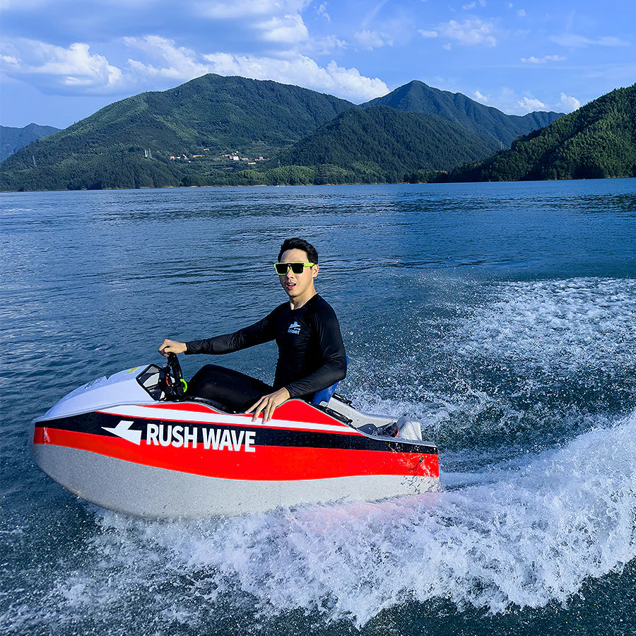 RUSH WAVE | Electric Go Kart Boat| 15KW Mini Jet Boat | K2