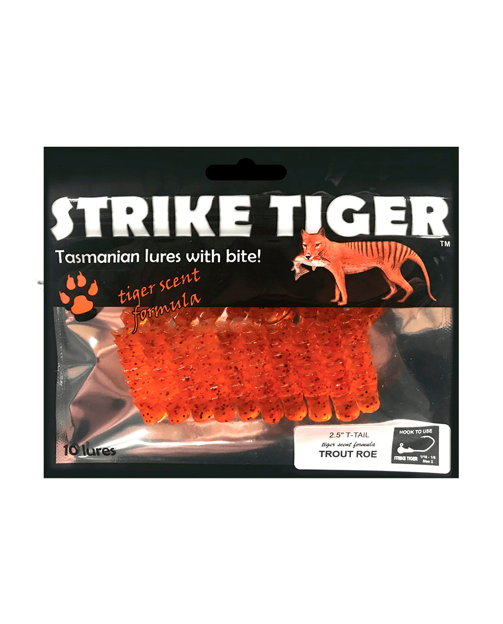Strike Tiger T-Tail 2.5In Soft Plastics