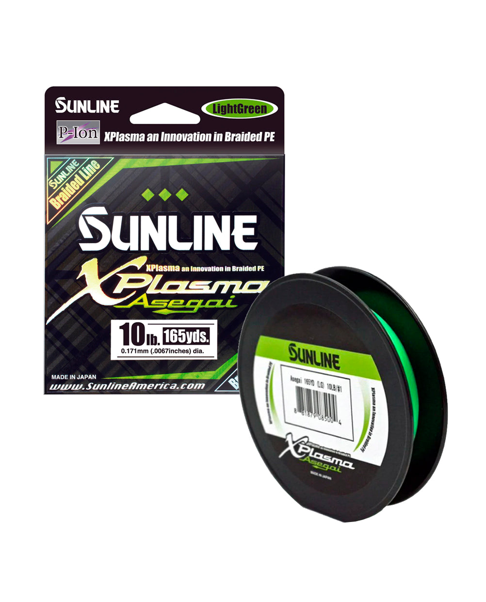Sunline X-Plazma Asegai PEx8 150m Braided Line