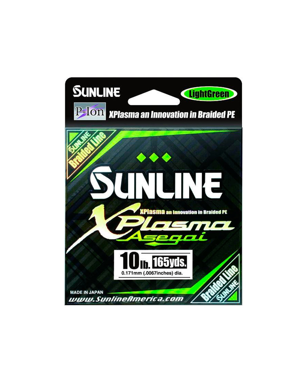 Sunline X-Plazma Asegai PEx8 150m Braided Line